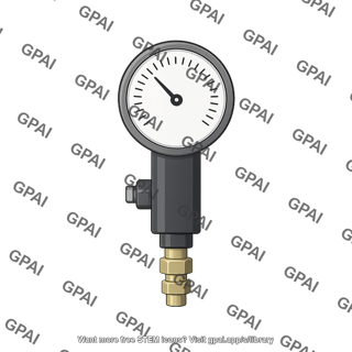 Manometer with editable dial