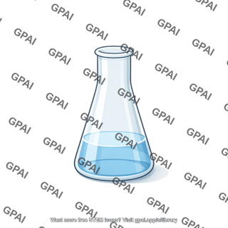 Erlenmeyer flask small 1 4 liquid