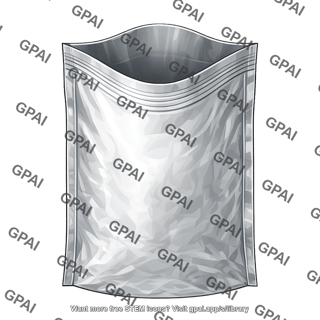 Metalized barrier bag open 773