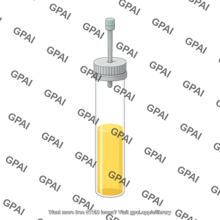 Anaerobic culture tube hungate type 3 4 liquid flat bottom