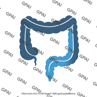 Large intestine symbol