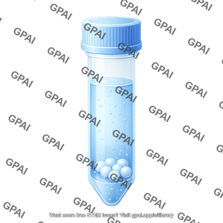 Microtube 7 ml with liquid lysing beads and cap