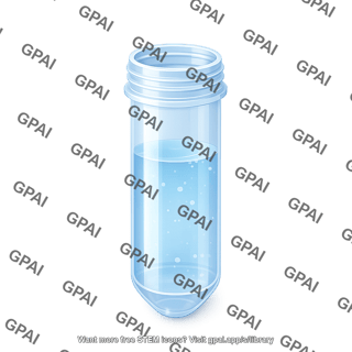 Microtube 7 ml 3d with liquid