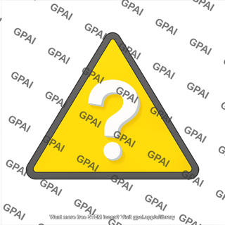 Question mark triangle