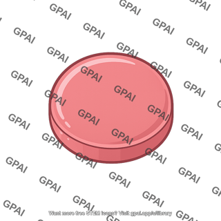 Trametinib tablet round