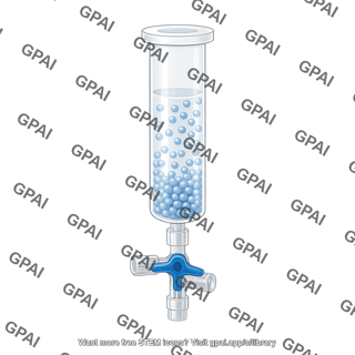 Syringe barrel 3 way connector beads