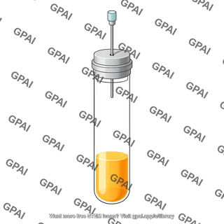 Anaerobic culture tube hungate type round bottom 158
