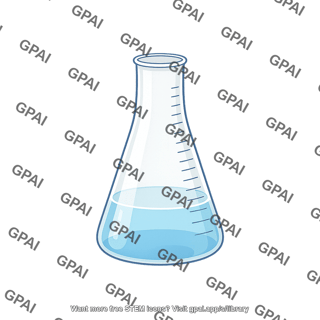 Erlenmeyer flask 1 4 liquid