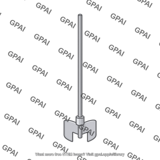 Stirring shaft with anchor