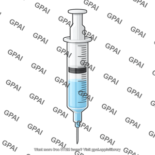 Medium sized graduated syringe cropped