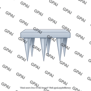 Microneedle array 3d