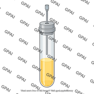 Anaerobic culture tube hungate type 34 liquid round bottom 6