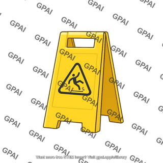 Wet floor sign