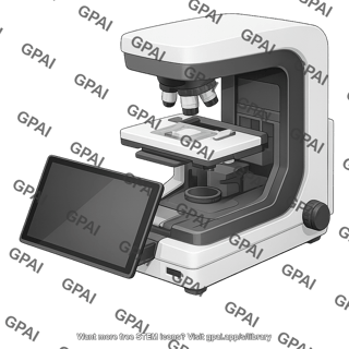 Hybrid automated microscope revolve with tablet 827