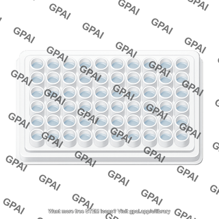 Processing plate cobas top view with liquid 875