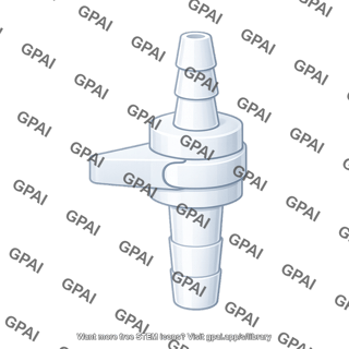 Hose connector single barb