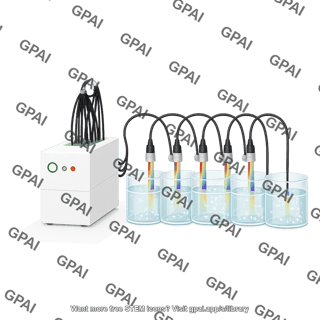 Fiber optic dissolution testing system rainbow r6 active position
