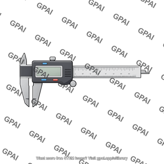 Digital caliper main scale