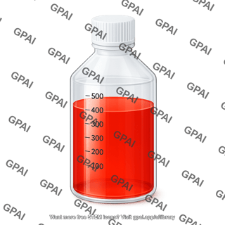 Media bottle 500ml full liquid