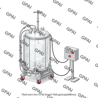 Single use bioreactor hyperforma 500l