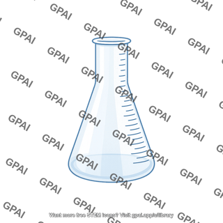 Erlenmeyer flask small schematic