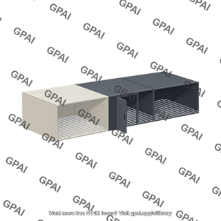 3 chamber cage 2 with door