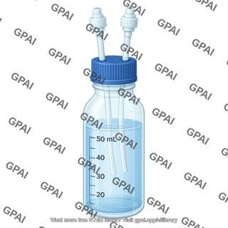 Bottle 50 ml with head gear