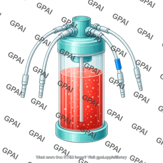 Cylindrical cell culture flask g rex 10m cs full liquid 726