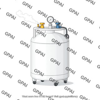 Liquid nitrogen tank