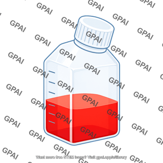 Medium flask 1 2 liquid with cap
