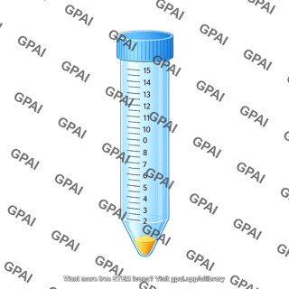 Falcon tube 15 ml with cell pellet and cap