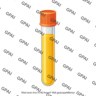 Blood vial plasma full with cap