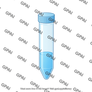 Sample tube 13 ml with liquid