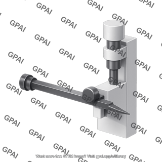 Digital stereotaxic instrument ear bar left