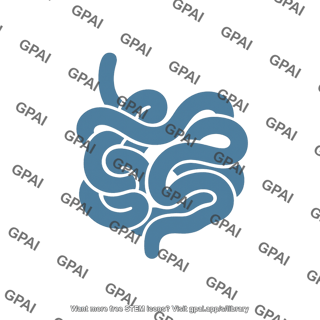 Small intestines symbol
