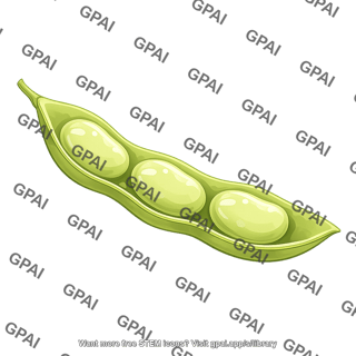Soybean pod open