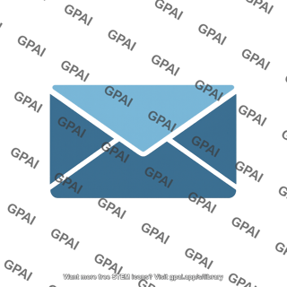 Envelope symbol back