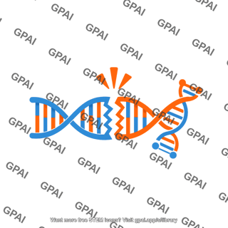 Dna with modifications symbol