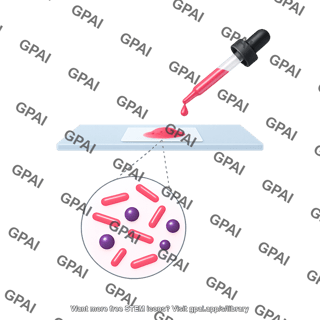Gram stain protocol safranin with bacteria callout