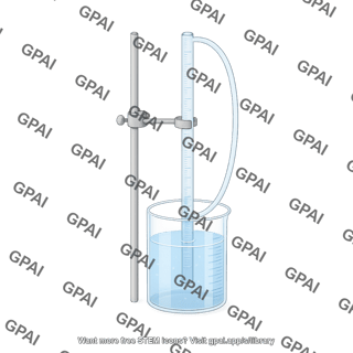 Eudiometer with beaker
