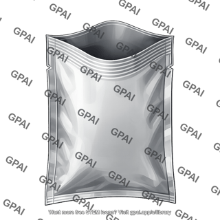 Metalized barrier bag open 125