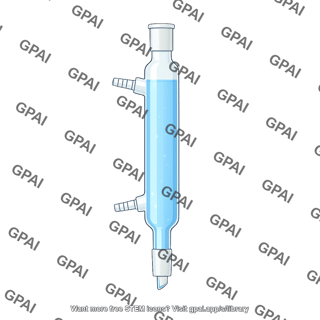 Liebig condenser 2 full liquid