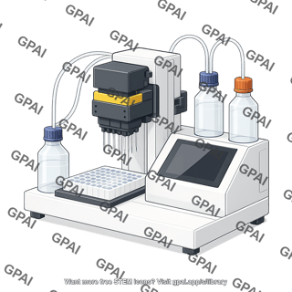 Liquid dispenser welljet with bottle tubing and well plate 9