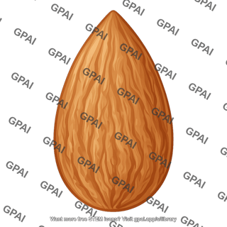 Almond nut shelled