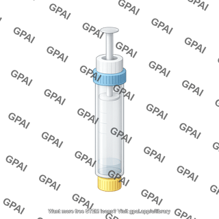Truculture tube empty with label