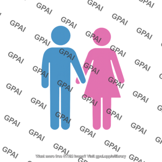 Couple man and woman symbol