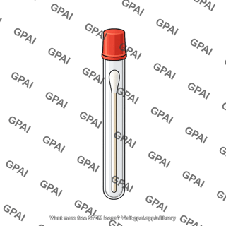 Cotton swab in tube