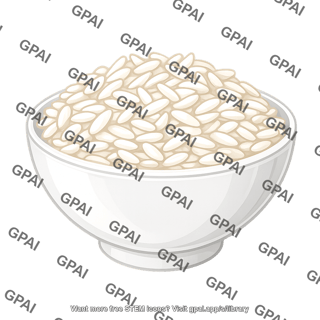 Rice in bowl