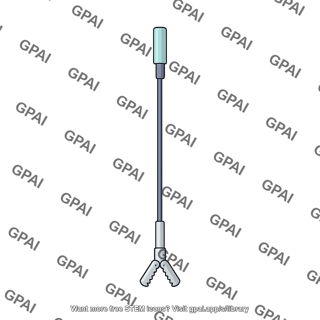 Biopsy forceps alligator grasper closed