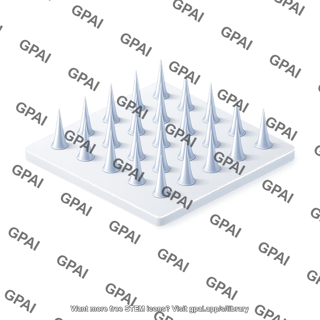 Microneedle array 3d 34 view 798